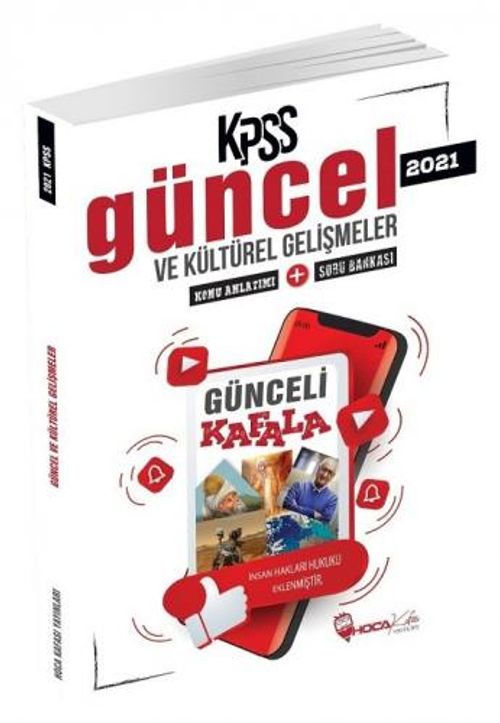 2021 KPSS Güncel Bilgiler ve Kültürel Gelişmeler Günceli Kafala Konu Anlatımlı Soru Bankası 
