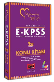 2022 Tüm Adaylar İçin EKPSS Konu Kitabı Renkli Baskı 4 Renk - Kolektif