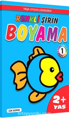 Yaşa Uygun Çizgilerle Renkli Şirin Boyama 1 (2+Yaş) - Murat Sevinç