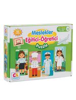Meslekleri Öğreniyorum Okul Öncesi Oyun Seti +3 Yaş & Eğitici Öğretici 40 Parça Puzzle Oyun Seti