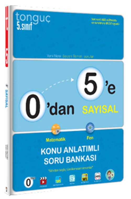 0'dan 5'e Sayısal Konu Anlatımlı Soru Bankası