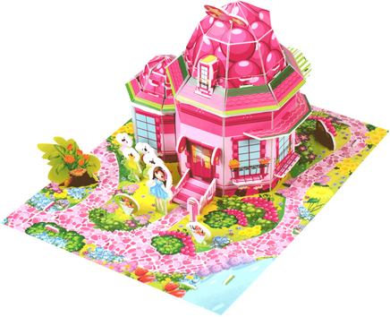 3 Boyutlu Puzzle Hobbit Ev Pembe(09197)