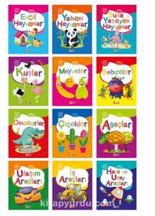 Küçük Kaşifin Boyama Kitabı (12 Kitap) - Kolektif