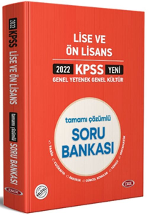 2022 Lise ve Ön Lisans Tamamı Çözümlü Soru Bankası 