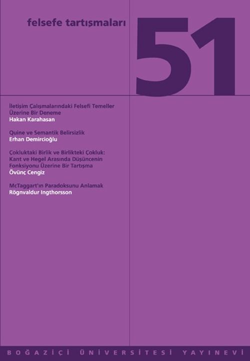 Felsefe Tartışmaları 51