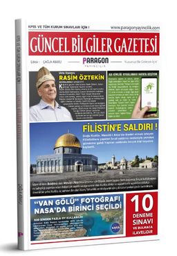 2021 Güncel Bilgiler Gazetesi KPSS ve Tüm Kurum Sınavları İçin + 10 Deneme ve Bulmacalı