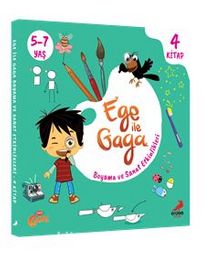 Ege ile Gaga Boyama ve Sanat Etkinlikleri (4 kitap) - Bilinmeyen Yazar