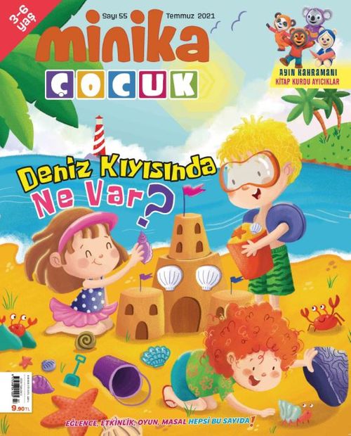 Minika Çocuk Aylık Çocuk Dergisi Sayı: 55 Temmuz 2021