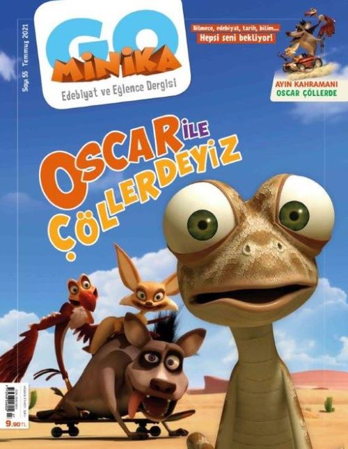 minikaGO Aylık Çocuk Dergisi Sayı: 55 Temmuz 2021