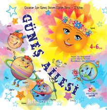Çocuklar İçin Güneş Sistemi  Eğitim Serisi ( 12 Kitap ) - Güneş Ailesi - Lia Shalvasvili