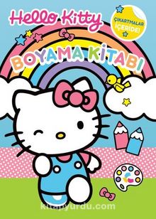 Hello Kıtty Boyama Kitabı Çıkartmalar İçeride - Kolektif