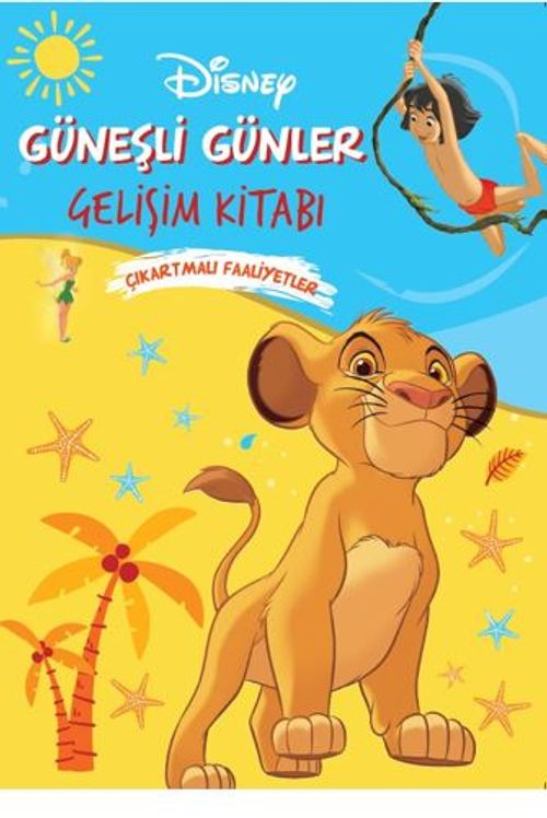 Disney Güneşli Günler Gelişim Kitabı Çıkartmalı Faaliyetler