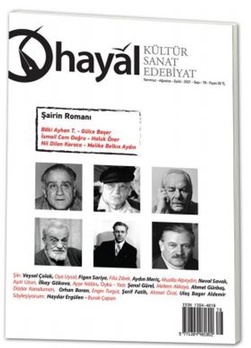 Hayal Kültür Sanat Edebiyat Dergisi Sayı:77 Temmuz-Ağustos- Eylül  2021