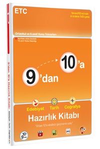 9'dan 10'a Edebiyat Tarih Coğrafya Hazırlık Kitabı