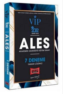 2022 ALES VIP 7 Deneme Çözümlü - Kolektif