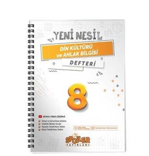 8.Sınıf Din Kültür ve Ahlak Bilgisi Defteri