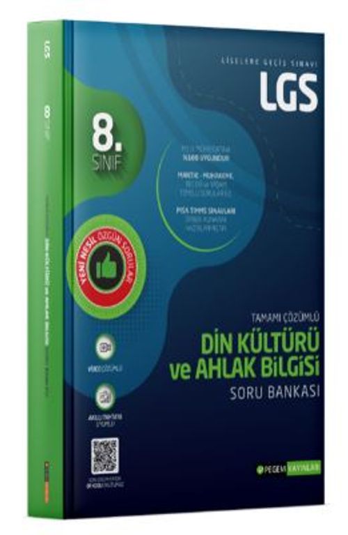 LGS Din Kültürü ve Ahlak Bilgisi Tamamı Çözümlü Soru Bankası