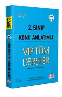 2.Sınıf Vıp Tüm Dersler Konu Anlatımlı Mavi Kitap - Kolektif