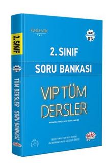 2.Sınıf Vıp Tüm Dersler Soru Bankası Mavi Kitap 