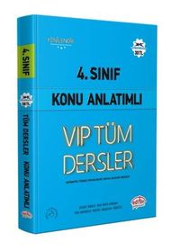 4.Sınıf Vıp Tüm Dersler Konu Anlatımlı Mavi Kitap 