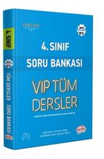 4.Sınıf Vıp Tüm Dersler Soru Bankası Mavi Kitap 