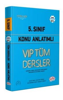 5.Sınıf Vıp Tüm Dersler Konu Anlatımlı Mavi Kitap - Kolektif