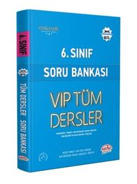 6.Sınıf Vıp Tüm Dersler Soru Bankası Mavi Kitap