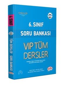 6.Sınıf Vıp Tüm Dersler Soru Bankası Mavi Kitap