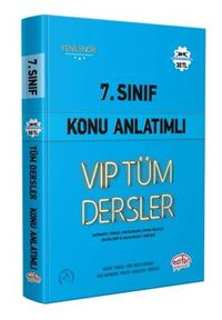 7.Sınıf Vıp Tüm Dersler Konu Anlatımlı Mavi Kitap 