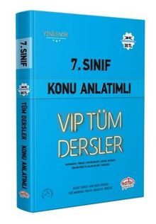 7.Sınıf Vıp Tüm Dersler Konu Anlatımlı Mavi Kitap 