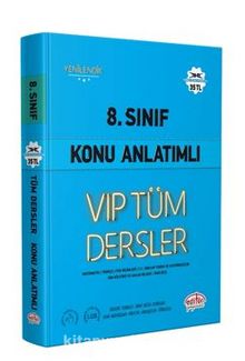8.Sınıf Vıp Tüm Dersler Konu Anlatımlı Mavi Kitap - Kolektif