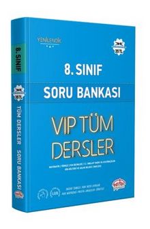 8.Sınıf Vıp Tüm Dersler Soru Bankası Mavi Kitap - Kolektif