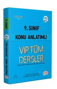 9.Sınıf Vıp Tüm Dersler Konu Anlatımlı Mavi Kitap