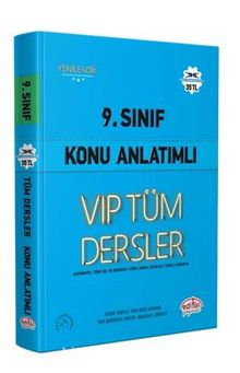 9.Sınıf Vıp Tüm Dersler Konu Anlatımlı Mavi Kitap - Kolektif
