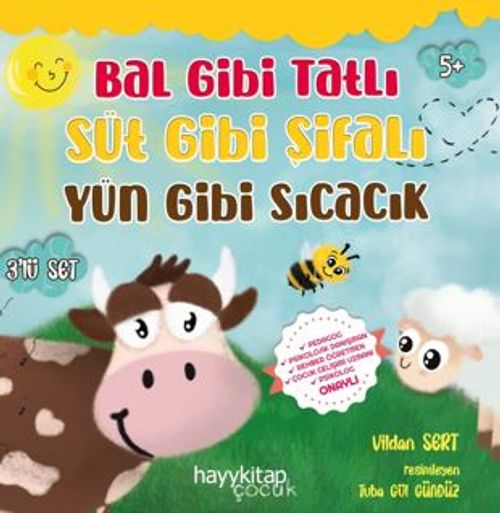 Bal Gibi Tatlı Süt Gibi Şifalı Yün Gibi Sıcacık, 3'lü Set