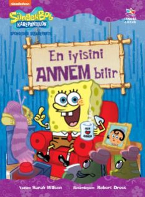 Sünger Bob Kare Pantolon En İyisini Annem Bilir