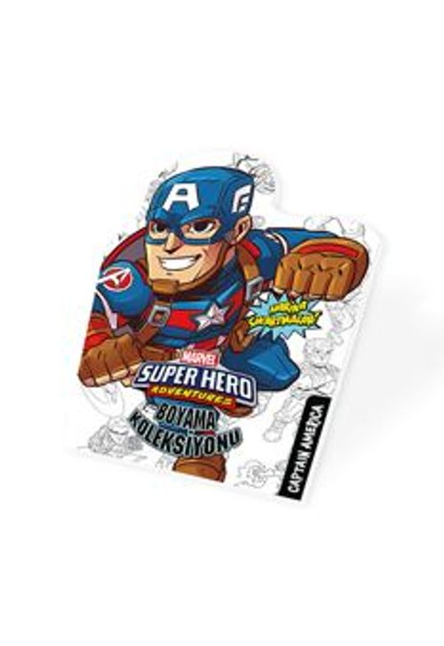 Marvel – Super Hero Adventures Boyama Koleksiyonu – Captaın Amerıca