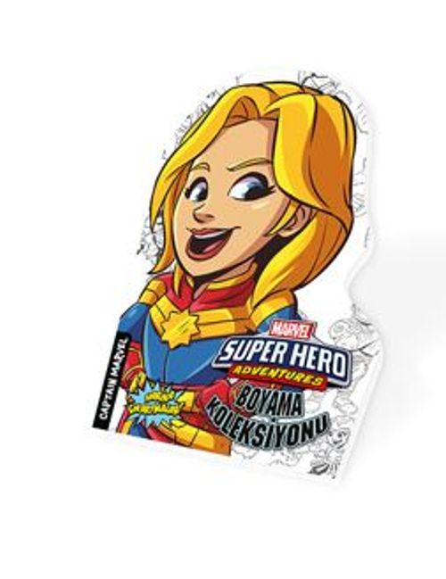 Marvel – Super Hero Adventures Boyama Koleksiyonu –  Captaın Marvel