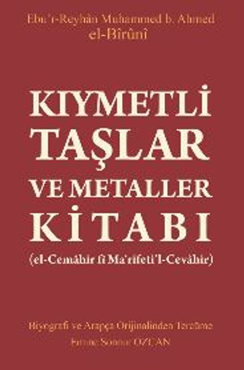 Kıymetli Taşlar ve Metaller Kitabı (el-Cemahir fî Ma'rifeti'l-Cevahir)