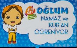 Oğlumun Dini Eğitim Seti Boyama Kalemi Hediyeli