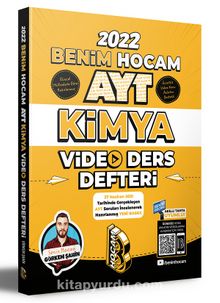 2022 AYT Kimya Video Ders Defteri Benim Hocam Yayınları - Görkem Şahin