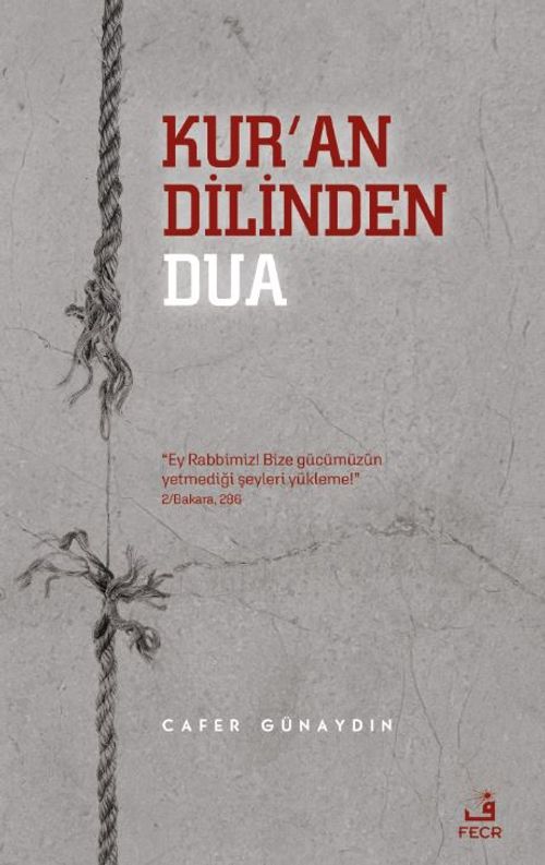 Kur'an Dilinden Dua - Baskı