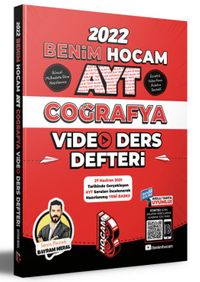 2022 AYT Coğrafya Video Ders Defteri 