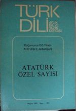 Türk Dili Sayı:353 Mayıs 1981/Atatürk Özel Sayısı (5-G-29)