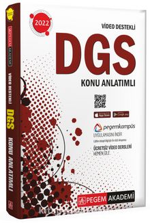 2022 DGS Video Destekli Konu Anlatımlı - Kolektif