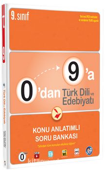 0'dan 9'a Türk Dili ve Edebiyatı Konu Anlatımlı Soru Bankası