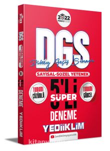 2022 Prestij Serisi DGS Tamamı Çözümlü Süper 5 Deneme - Kolektif