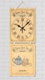 Full Frame Duvar Sanatları - Nostaljik Ahşap Duvar Saati - Time For Tea - İkili Set (FF-NS189)