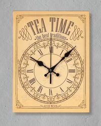 Full Frame Duvar Sanatları - Nostaljik Ahşap Duvar Saati - Good Mood  - Tekli (FF-NS201)