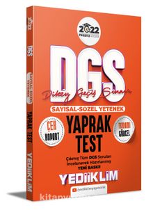 2022 Prestij Serisi DGS Çek Kopart Yaprak Test - Kolektif